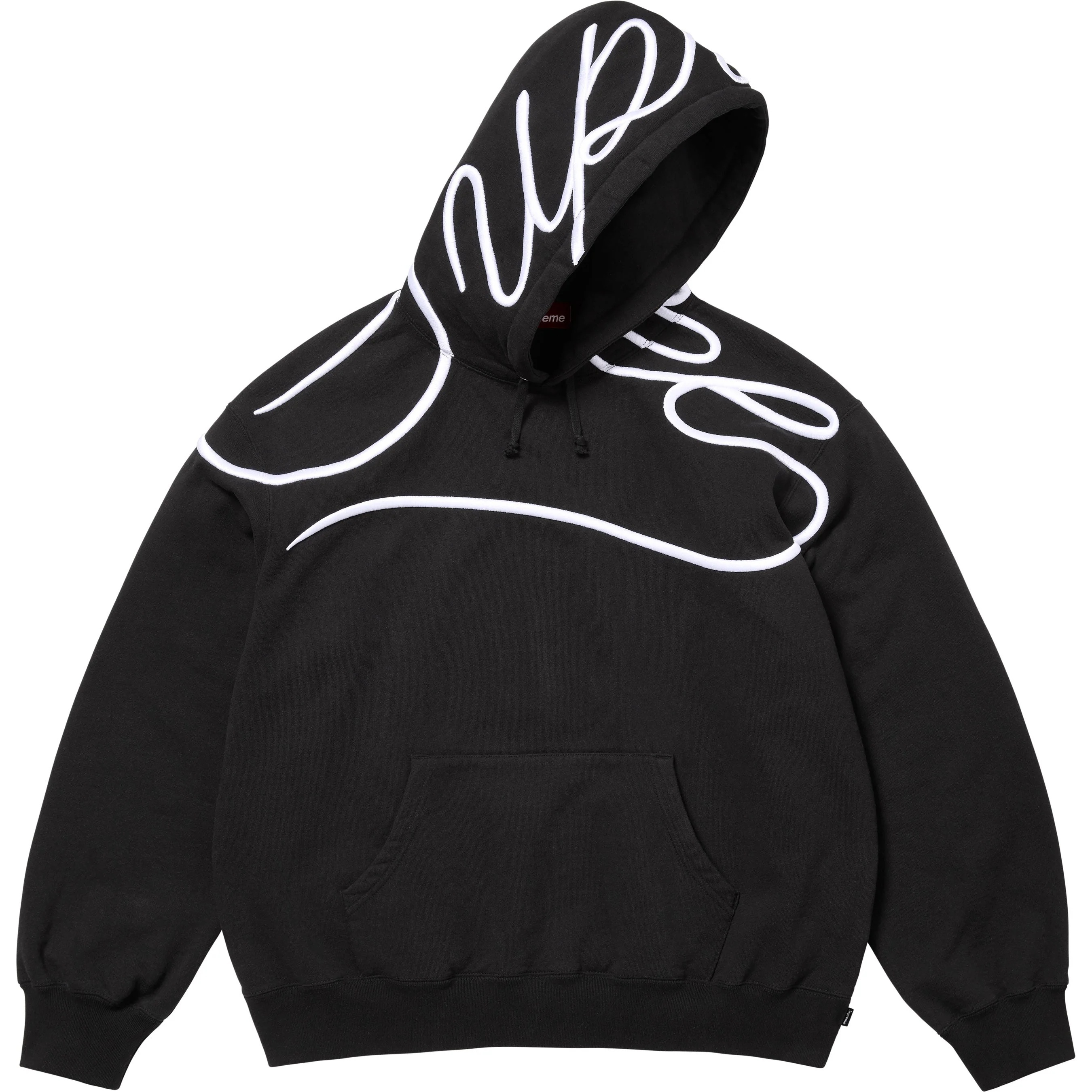 Shoulder Script Hooded Sweatshirt view 14